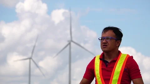 Electrical power engineer, stress and anger from the work order Stock Footage 105727924