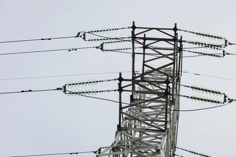 Electrical power grid Foto stock