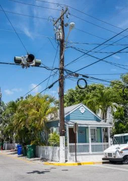 Electrical Power lines Foto stock