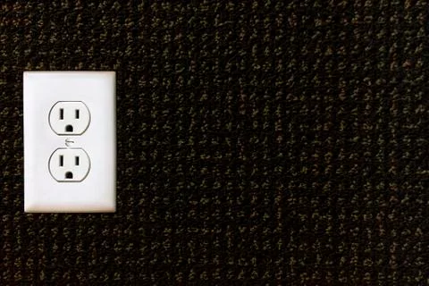 Electrical power outlet. 写真素材