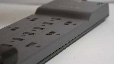 Electrical Power Plug Outlets Stock Footage 82951104