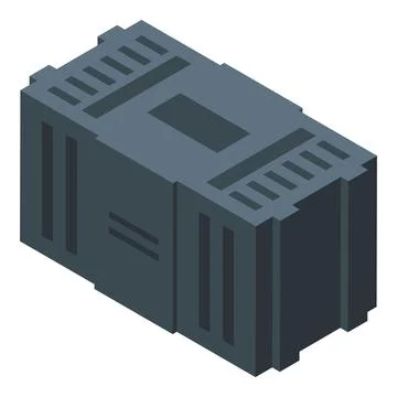 Electrical power supply unit converting ac to dc for computer Stock Illustration