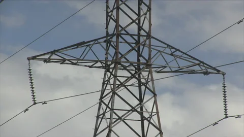 Electrical powerlines energy consumption in North America Vidéo 194592983