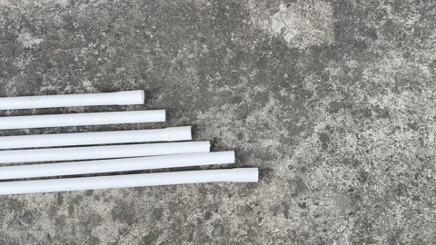 Electrical PVC pipes. Видео 325698688