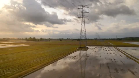 Electrical Pylon Footage Stock Footage 149228279
