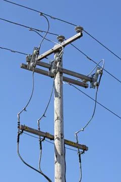 Electrical pylon Foto stock