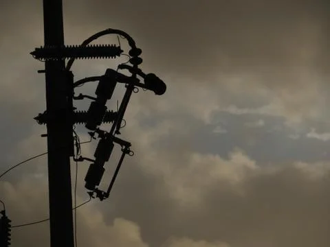 Electrical pylon Stock Photos