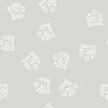 Electrical rewiring line seamless pattern Stock Illustration