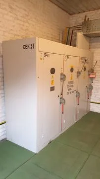 An electrical room Stock Photos