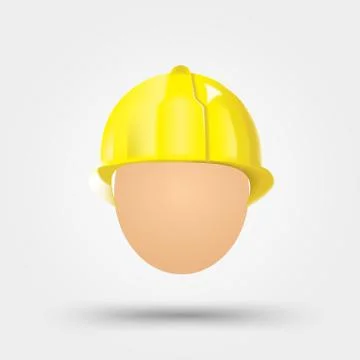 Electrical safety helmet 스톡 일러스트
