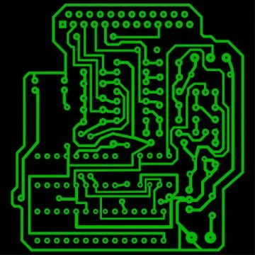 Electrical scheme Stockillustratie
