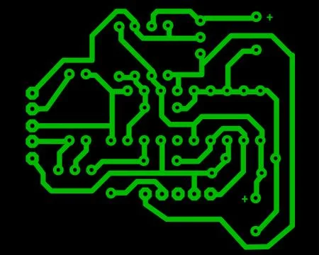 Electrical scheme Stockillustratie
