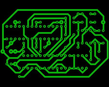 Electrical scheme Stockillustratie