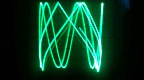 Electrical signals shaped crowns Stock Footage 64084323