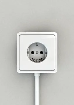 Electrical socket face Stock-Illustration