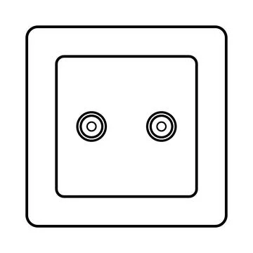 Electrical socket icon design Stock Illustration