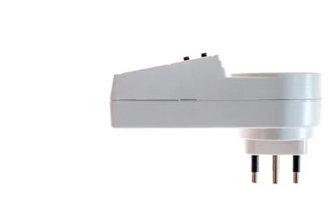 Electrical socket timer Stock Photos