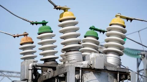 Electrical substation - electrical installation. Photos