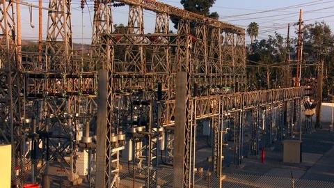 Electrical substation Stock Footage 86220118