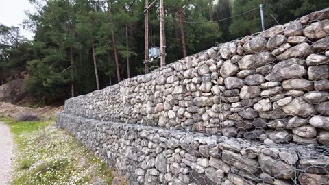 Electrical Substation in a Forest Raises Fire Concerns Stock Footage 305234218