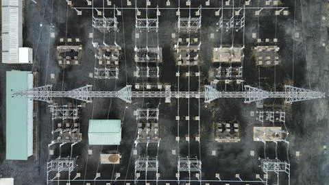 Electrical substation Stock Photos