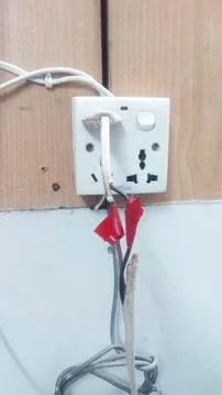 Electrical Switch Board. Foto stock