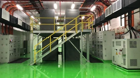 Electrical switch room Stock Footage 97512713