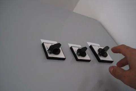 Electrical switches Stock Photos