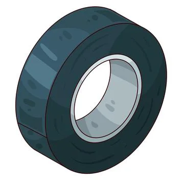 Electrical tape illustration Stock Illustration