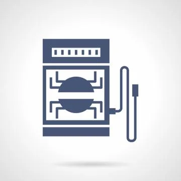Electrical tester glyph style vector icon Stock Illustration