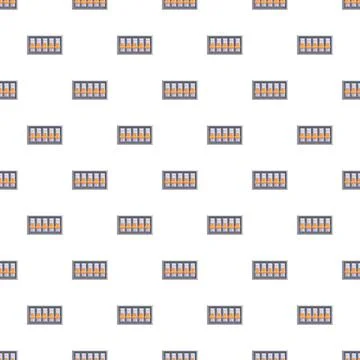 Electrical toggle switch control panel seamless pattern Stockillustratie