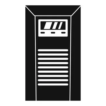 Electrical tool box icon, simple style Stock Illustration