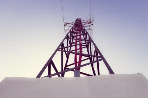 Electrical tower 写真素材