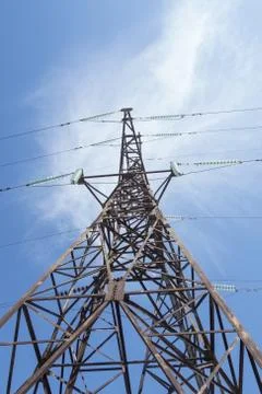 Electrical tower Foto stock