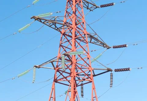 Electrical tower Foto stock