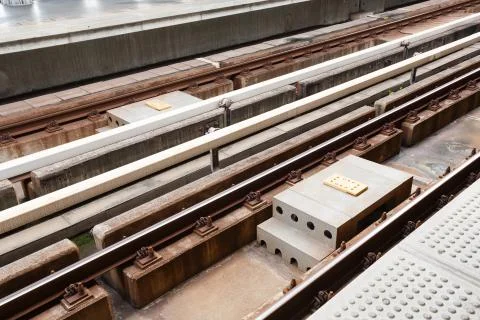 Electrical train railway Stock Photos