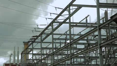 Electrical Transfer Station 002 Stock-Footage 134588476
