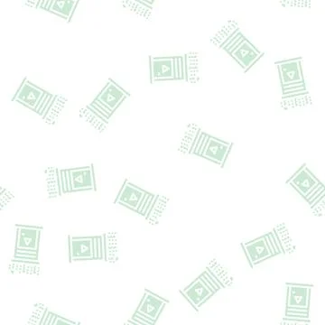 Electrical transformer glyph vector seamless pattern Illustrazione stock