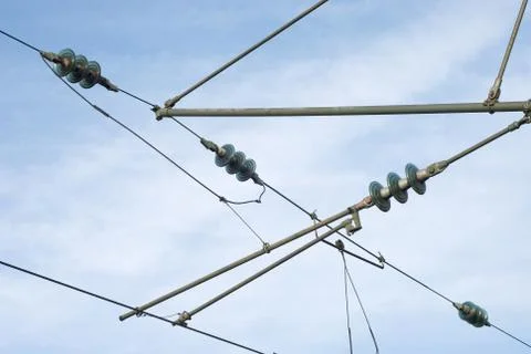 Electrical transmission Foto stock