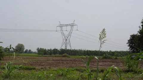 Electrical Transmission Tower Stock Footage 333963188