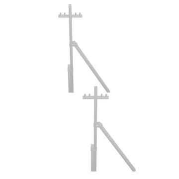 Electrical transmission tower pylon Stock Illustration