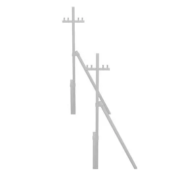 Electrical transmission tower pylon 스톡 일러스트