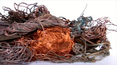 Electrical waste isolated 스톡 동영상 20558721