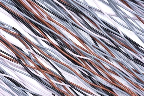 Electrical wire and cable Stock Photos