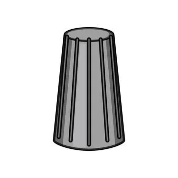 Electrical wire connector cap for joining cables Stock-Illustration