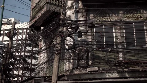Electrical wires Video stock 262368297
