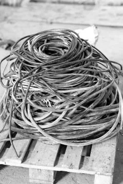 Electrical wires used Stock Photos