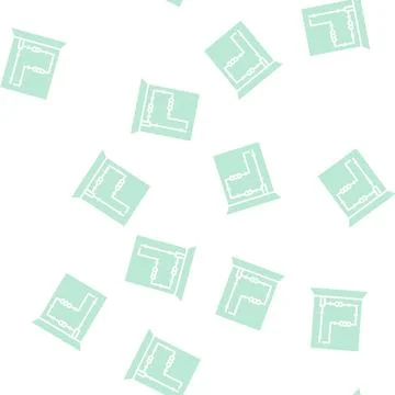 Electrical wiring glyph seamless pattern イラスト素材