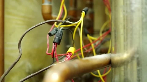 Electrical wiring in a home Stock Footage 47491591