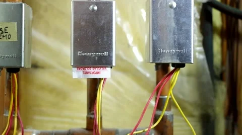 Electrical wiring in a home Stock Footage 47492543